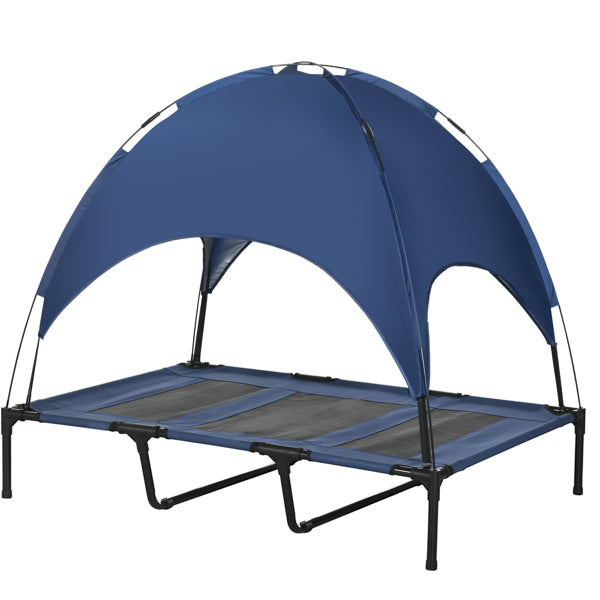 Covered Dog Cooling Bed Tent - Help Your Dog Stay Cool & Shaded All Summer!