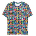 Men's All Over Print T-shirt Megaman-Style Video Game Character Style Retro Art Summer Tshirt For Men Shirt For Spring Womens Shirt All Over