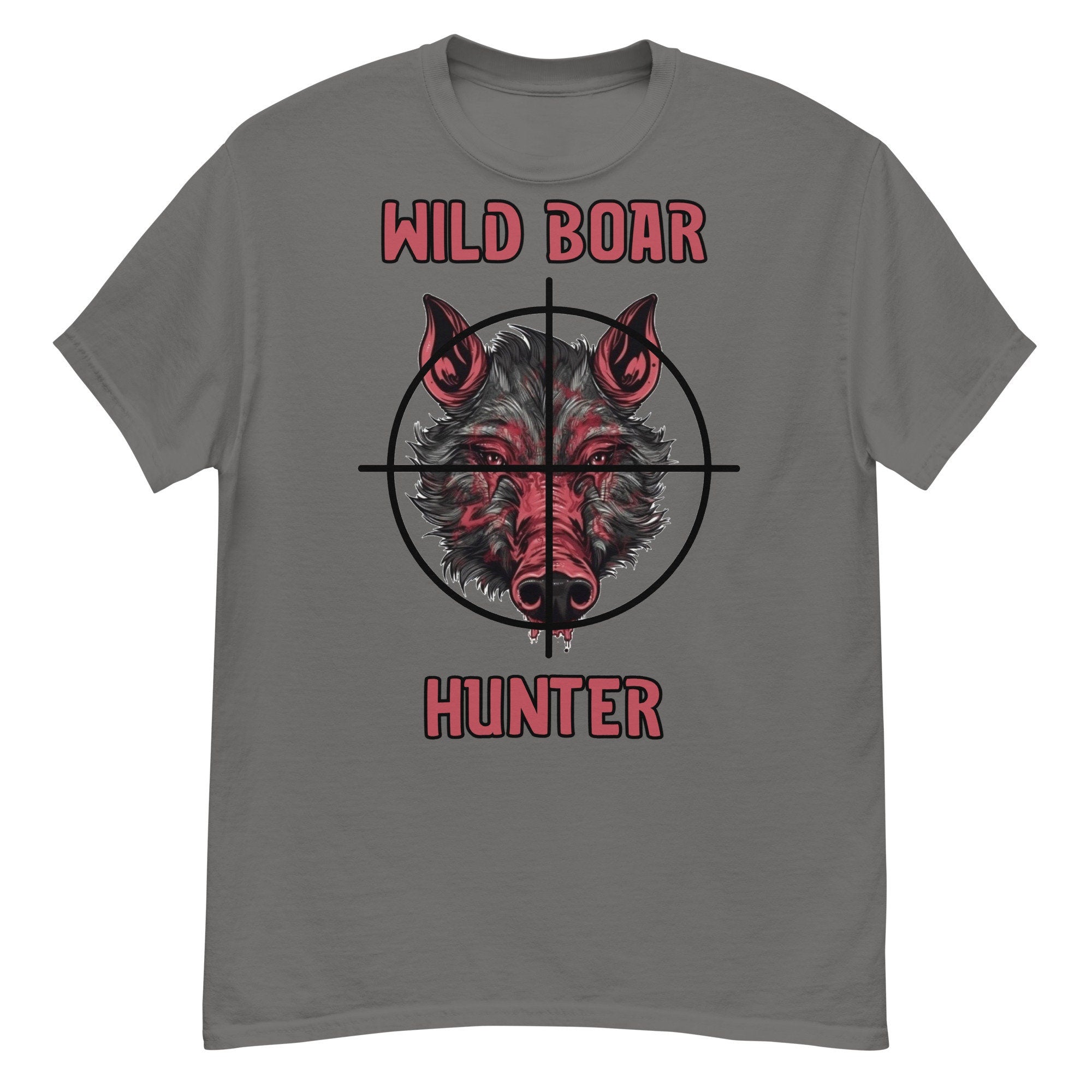 Boar Hunting Tshirt For Men Shirt For Women Wild Boar Hunter Hog Hunting Western DTG Plus Sizes Tee For Woman Tshirt For Man Pig Cowboy
