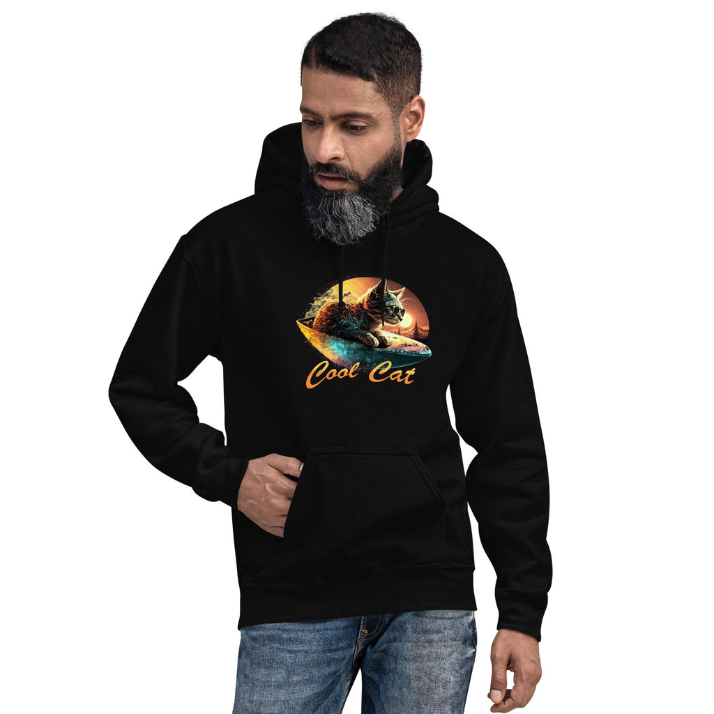 Mens Hoodie Womens Hoodies Cool Cat Shirt Spring DTG print Womens Clothing Plus Size Black Hoodie For Men Hoodie For Women Comfortable