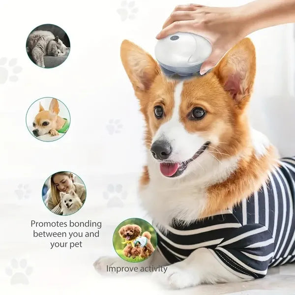 Pet Scalp Massager for Dogs & Cats – Instant Relaxation Tool!