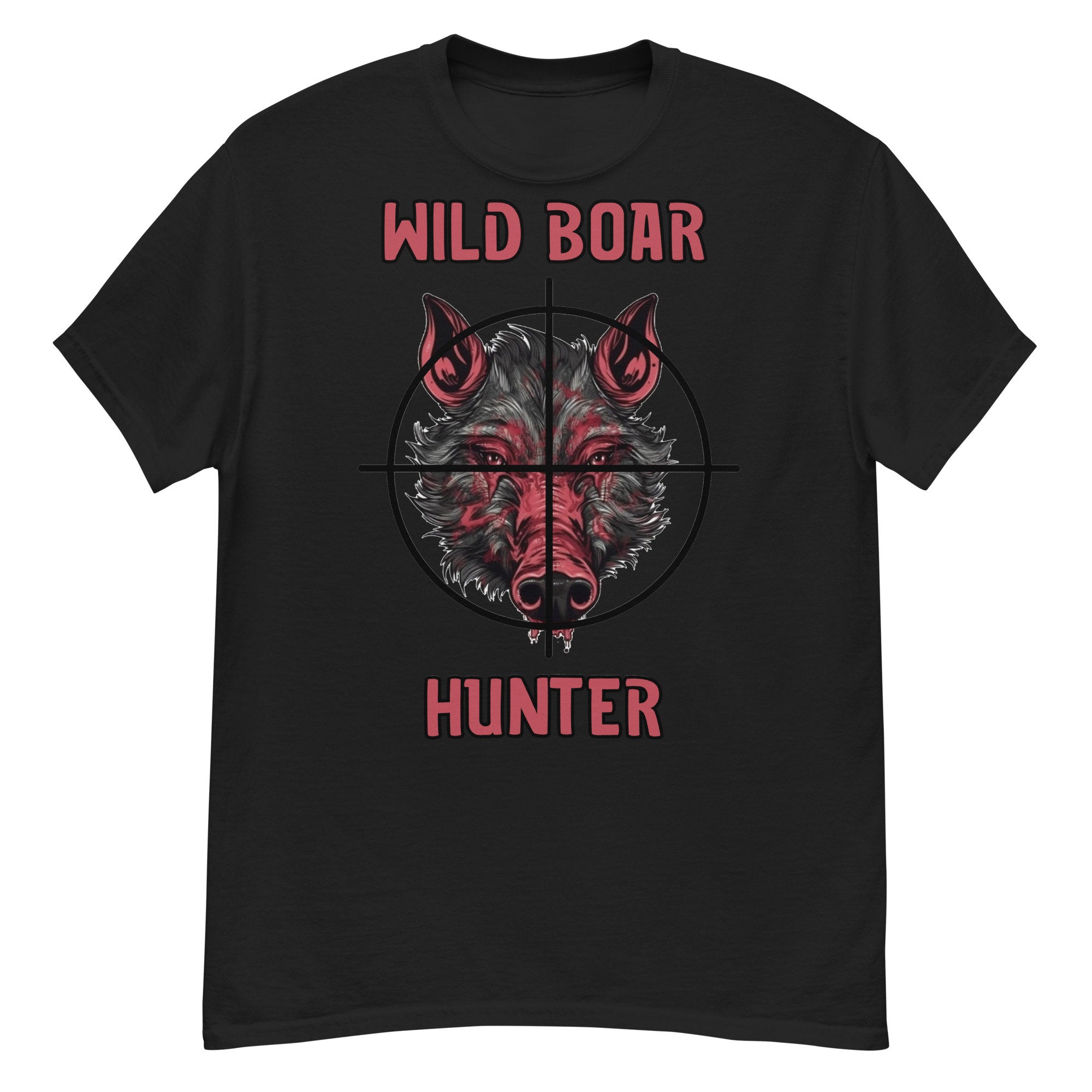 Boar Hunting Tshirt For Men Shirt For Women Wild Boar Hunter Hog Hunting Western DTG Plus Sizes Tee For Woman Tshirt For Man Pig Cowboy