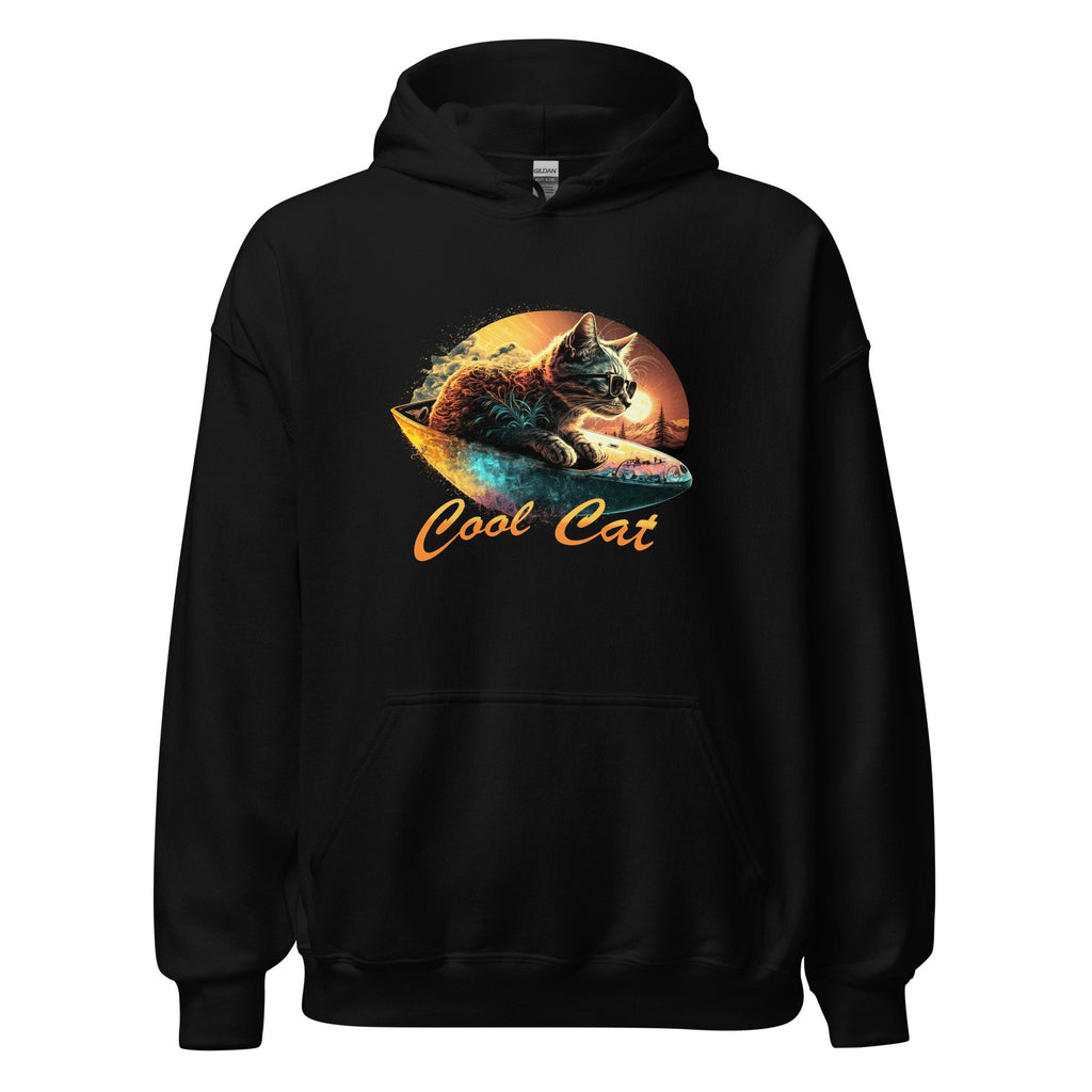 Mens Hoodie Womens Hoodies Cool Cat Shirt Spring DTG print Womens Clothing Plus Size Black Hoodie For Men Hoodie For Women Comfortable