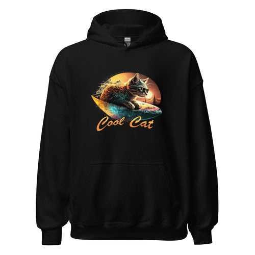 Cool Cat Hoodie – Black – view 2