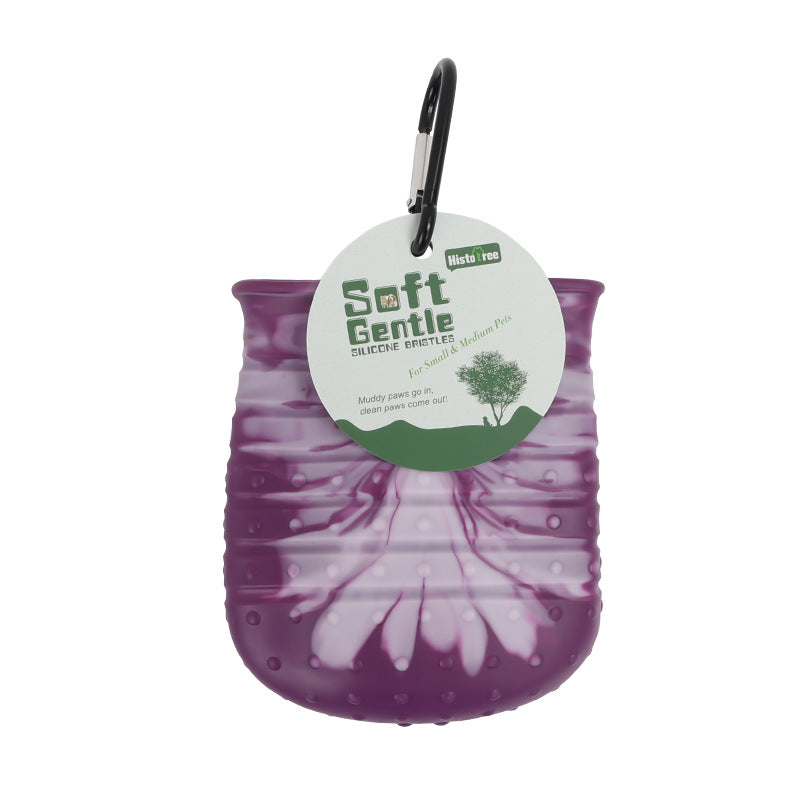 2-In-1 Dog Paw Cleaner Cup - Clean Muddy Paws in Seconds!